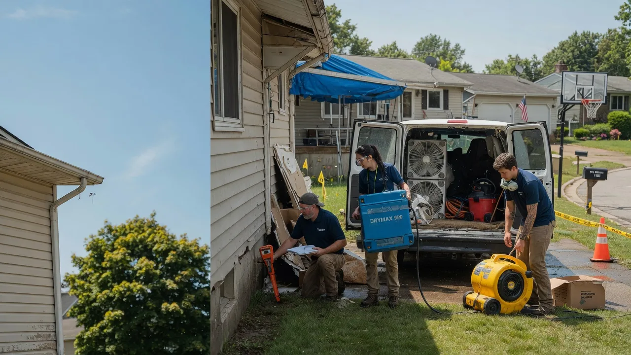 Ceiling Leak Cleanup in Euclid, OH near me